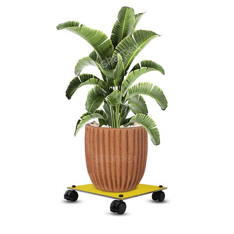 Sharpex Pack of 1 Metal Caddy Iron Dolly on Squre Rack Rustproof Sturdy ...