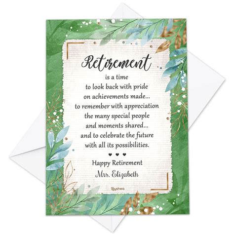 Retirement Congratulations Letter Mail Carrier Retirement