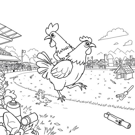 Best Chicken Jockey Coloring Pages (Free Printable PDF)