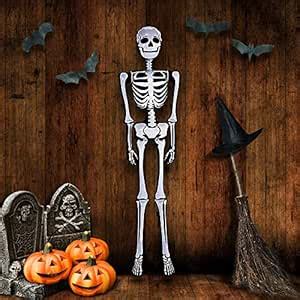 ArtCreativity Halloween Skeleton Inflate Decoration - 6ft Tall - Cute ...