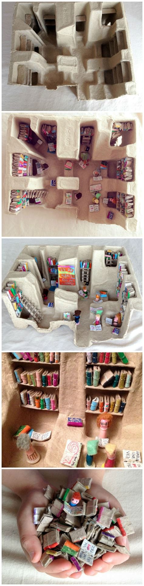 Image result for Simple Home Library Cardboard