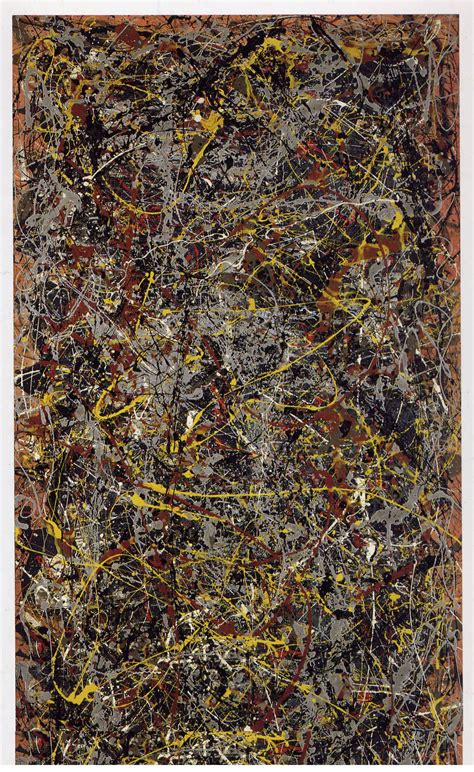Convergence Number 10, 1952 (1952) by Jackson Pollock – Artchive