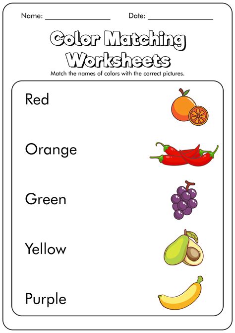 Image result for Basic Colors Worksheet