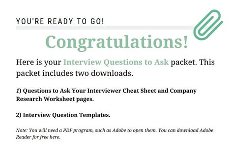 Image result for Interview Packet Sample