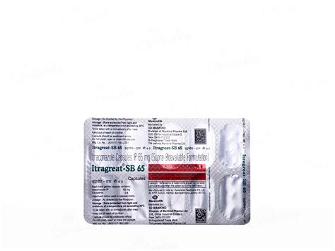 Buy Itragreat SB 65 Capsule Online | Clinikally