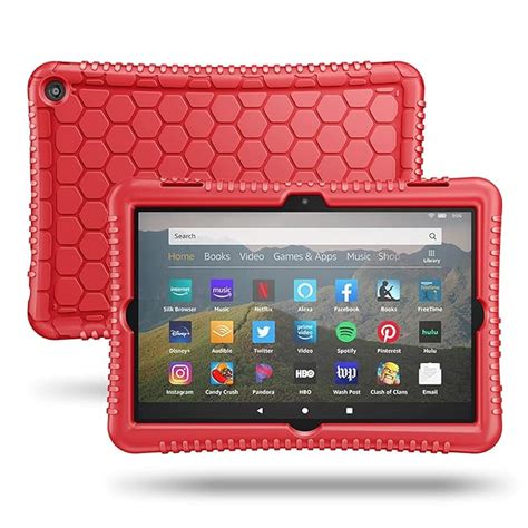 Fintie Silicone Case for All-New Kindle Fire HD 8 Tablet and Fire HD 8 ...
