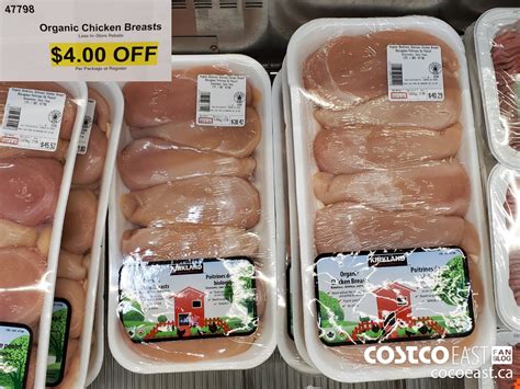 47798 ORGANIC CHICKEN BREASTS 4 00 INSTANT SAVINGS - Costco East Fan Blog