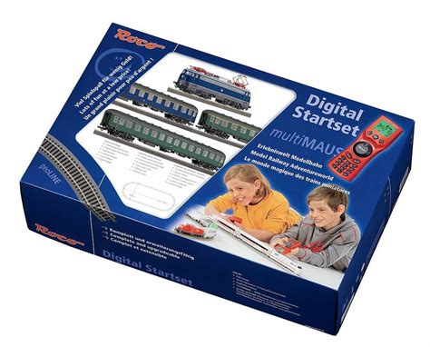 ROCO HO Scale Digital Starter Set with Sound and Operating Coach Doors ...