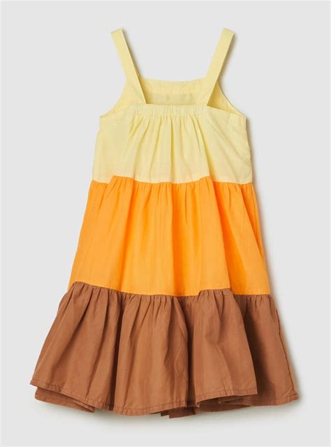 Buy Girls Colourblocked Tiered Dress Online at just Rs. 599.0 ...