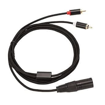 HAIBING XLR Male to 2 Cable XLR Y Splitter Cable Noise Isolation HiFi ...