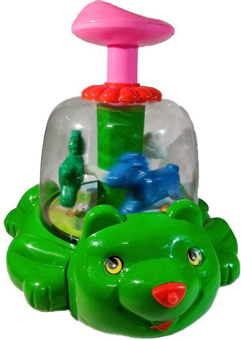 luzzo Push and Spin Mini Popper for Toddlers and Kids (Multi Color ...