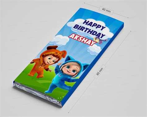 Dev And Ava Theme Home Made Chocolate Return Gifts| Party Supplies ...