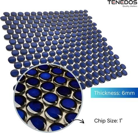 Tenedos Penny Round Porcelain Mosaic Wall Floor and India | Ubuy