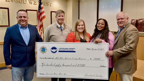 News Flash • Cleveland County Commissioners celebrate invest