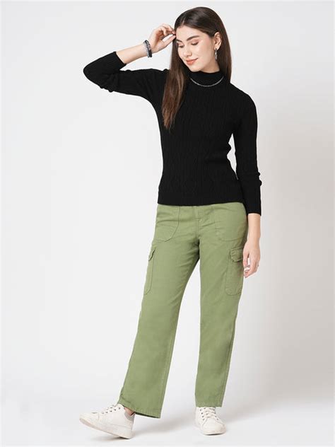 Buy Women High-Rise Cargo | Kraus Jeans