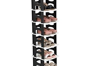 JEYANG 1 Pcs of 5 Tier Shoe Rack, Shoe Racks for Closet, Free ...