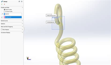 Image result for How to Make Spring Using SolidWorks