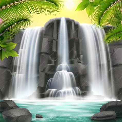 Clipart Free Waterfalls