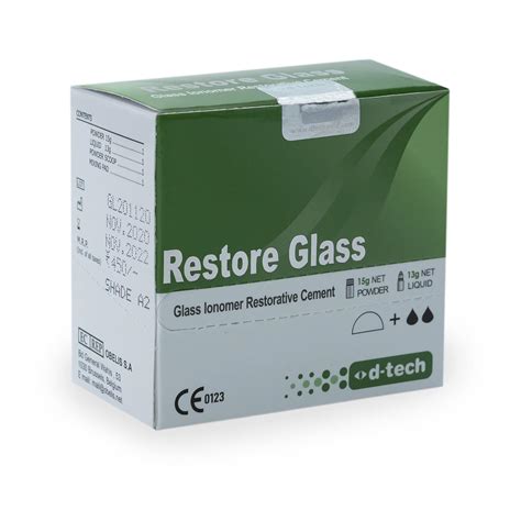 D-Tech Restore Glass | Set Of 2 Box | 15g Powder & 13g Liquid | Glass ...