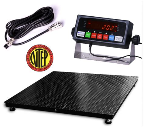 48"x48" 5000lb NTEP Floor Pallet Scale - IBC