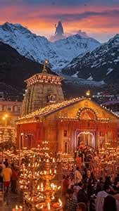 Samriddhi Vinyl Gloss Laminated HD Picture for Kedarnath Temple for ...