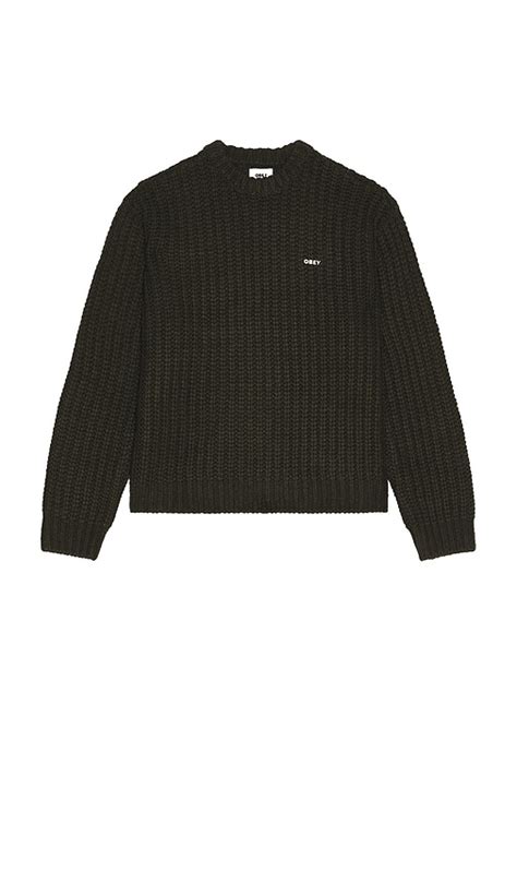 Obey Bold Chunky Sweater in Rosin | REVOLVE