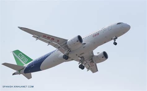 Tercer avión C919 de China realiza vuelo inaugural