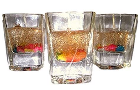 Konnect360 Gel Crystal Candle(Pack of 3) : Amazon.in: Home & Kitchen