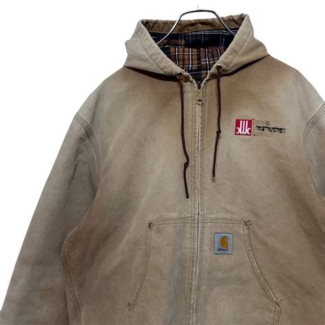 carhartt カーハート アクティブジャケット L 刺繍ロゴ 企業ロゴ | 古着屋SAKASHITA