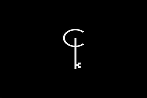 Letter C Key Lock Logo, a Branding & Logo Template by kurostd | Creative Market