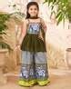 Buy Dark Green Ethnic Wear Sets for Girls by AARIKA GIRLS ETHNIC Online ...