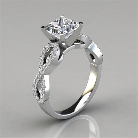 Princess Cut Infinity Engagement Rings at Nicole Bentley blog