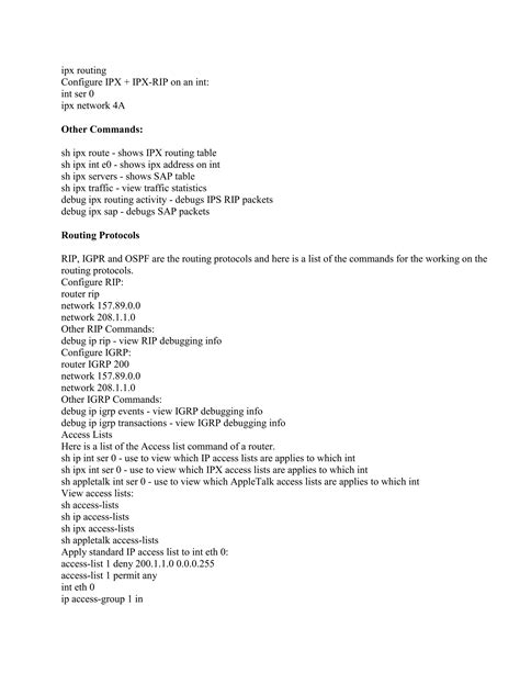 Image result for Router IP Commands