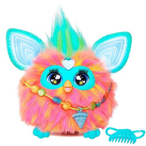 Furby Coral, 15 Fashion Accessories, Interactive Plush Toys for 6 Year ...