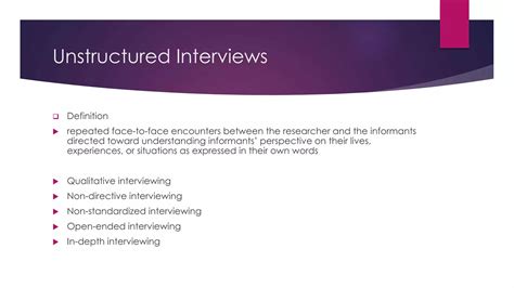 Unstructured Interview 的图像结果