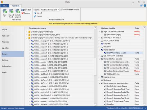 Software-update: NTLite 1.0.0 build 3464 - Computer - Downloads - Tweakers