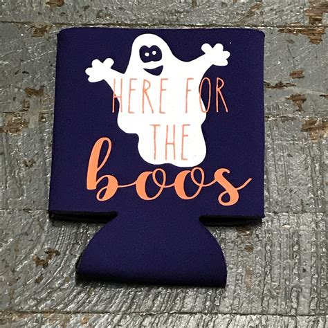 Trick or Treat Halloween Coozie Can Hugger Here for the Boo's