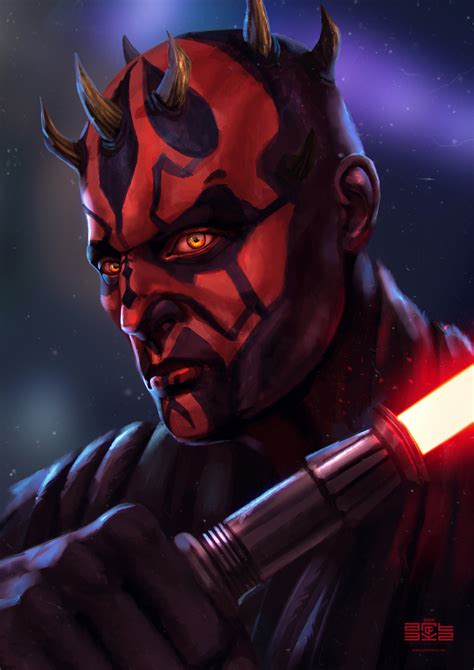 ArtStation - DARTH MAUL / STAR WARS FAN ART