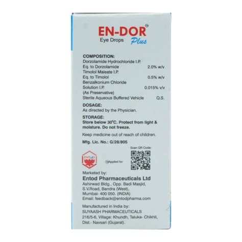 Endor Plus Eye Drops | Uses, Side Effects, Price | Apollo Pharmacy