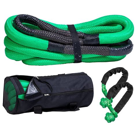 Monster4WD Kinetic Energy Rope kit with soft shackle braided waterproof ...