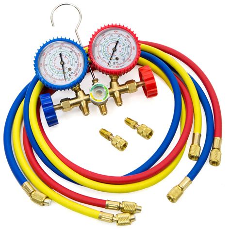 Stark USA Manifold Gauge Set R410A R22 R404A HVAC A/C Refrigeration ...