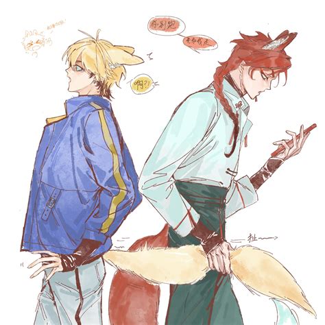 xia fei and xiao weiying (shiguang dailiren) drawn by chumo-qulingxiao | Danbooru