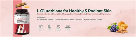 L-Glutathione Capsules For Healthy, Glowing Skin By Mountainor