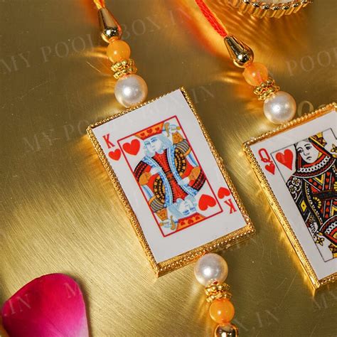 Buy King Queen Bhaiya Bhabhi Rakhi Online in India - Mypoojabox.in