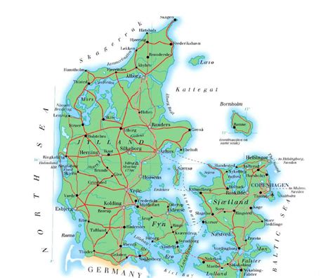Elevation Map Of Denmark at Quentin Davis blog