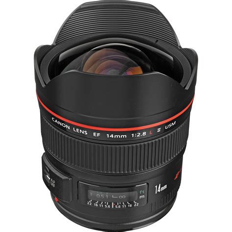 Canon EF 14mm f/2.8L II USM Lens 2045B002 B&H Photo Video