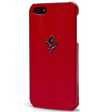 Ferrari ® Apple iPhone 5 / 5S / SE Official Hand Stitched Premium ...