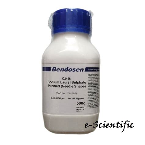 Sodium Lauryl Sulphate (Sodium Dodecyl Sulphate), Purified, Needle ...