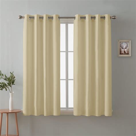 Buy Cloth Fusion Blackout Window Curtains 5 Feet Long Set of 2, Room ...