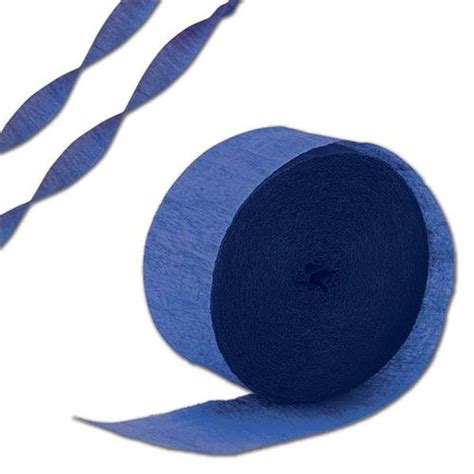 Blue Crepe Paper Streamer | CustomLanyard.IN | SKU# 13627